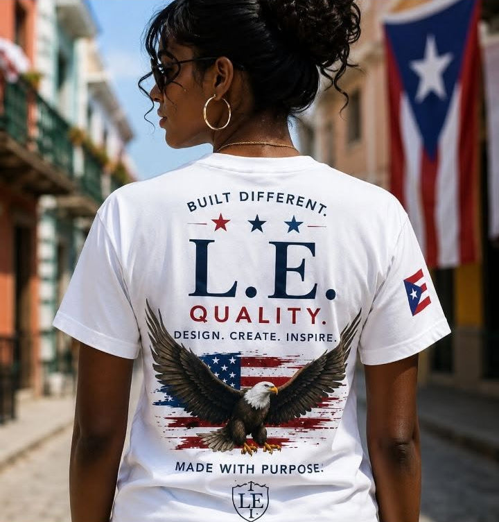 Women's Memorial Day Puerto Rico Inspired T shirt