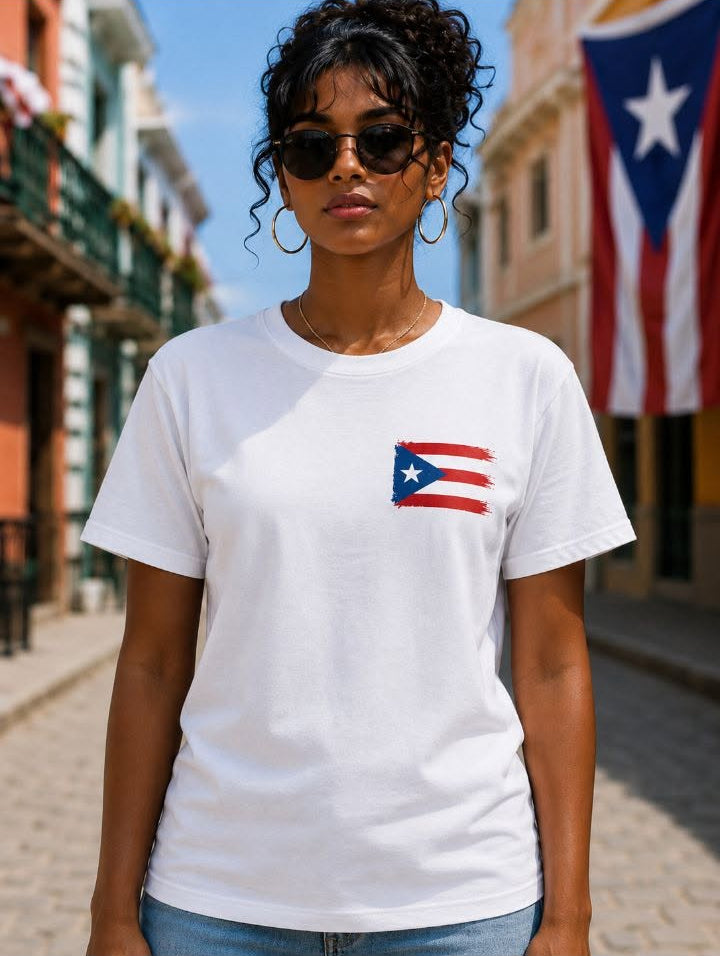 Women's Memorial Day Puerto Rico Inspired T shirt