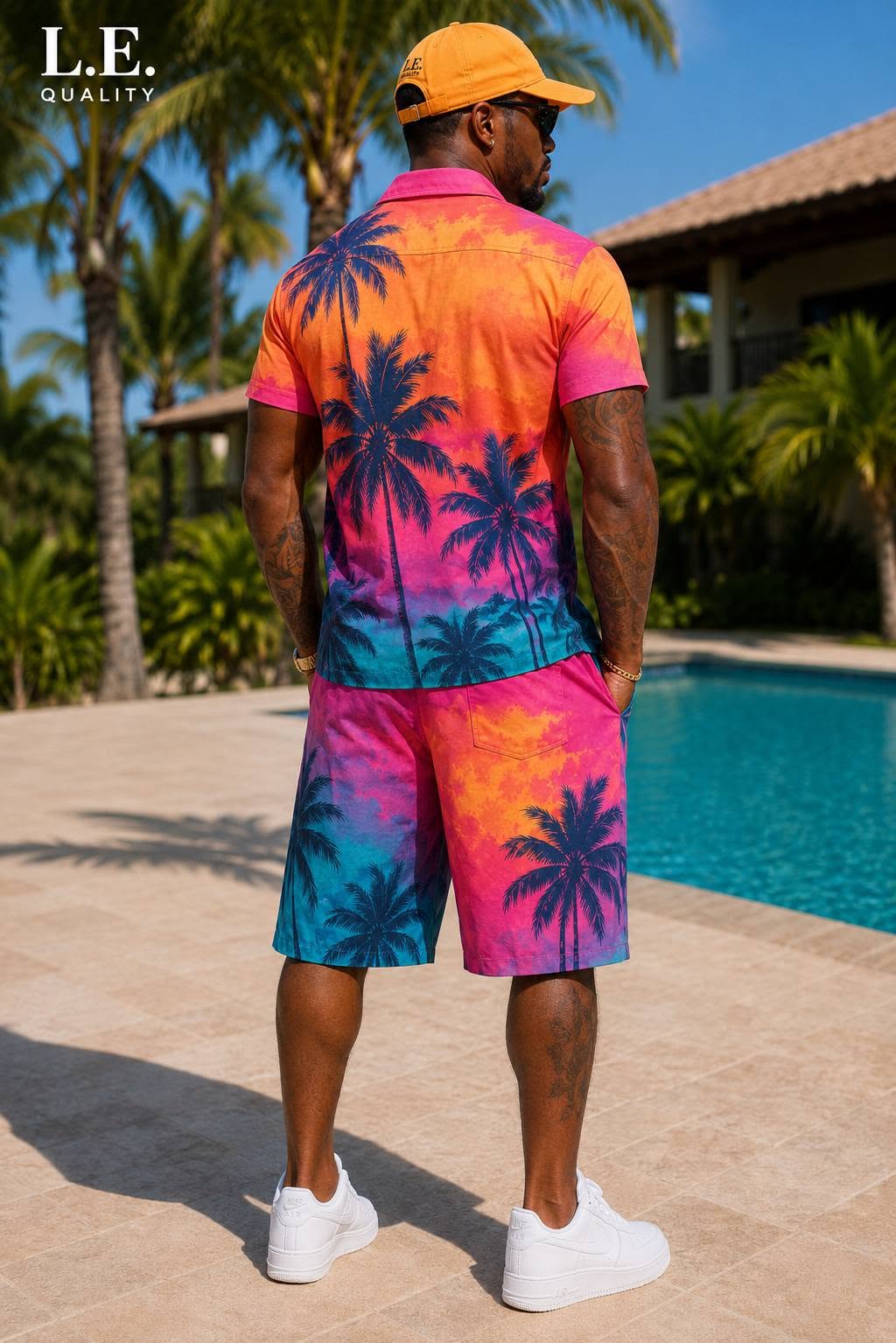 Islands Vibe Summer Short Set (long shorts)