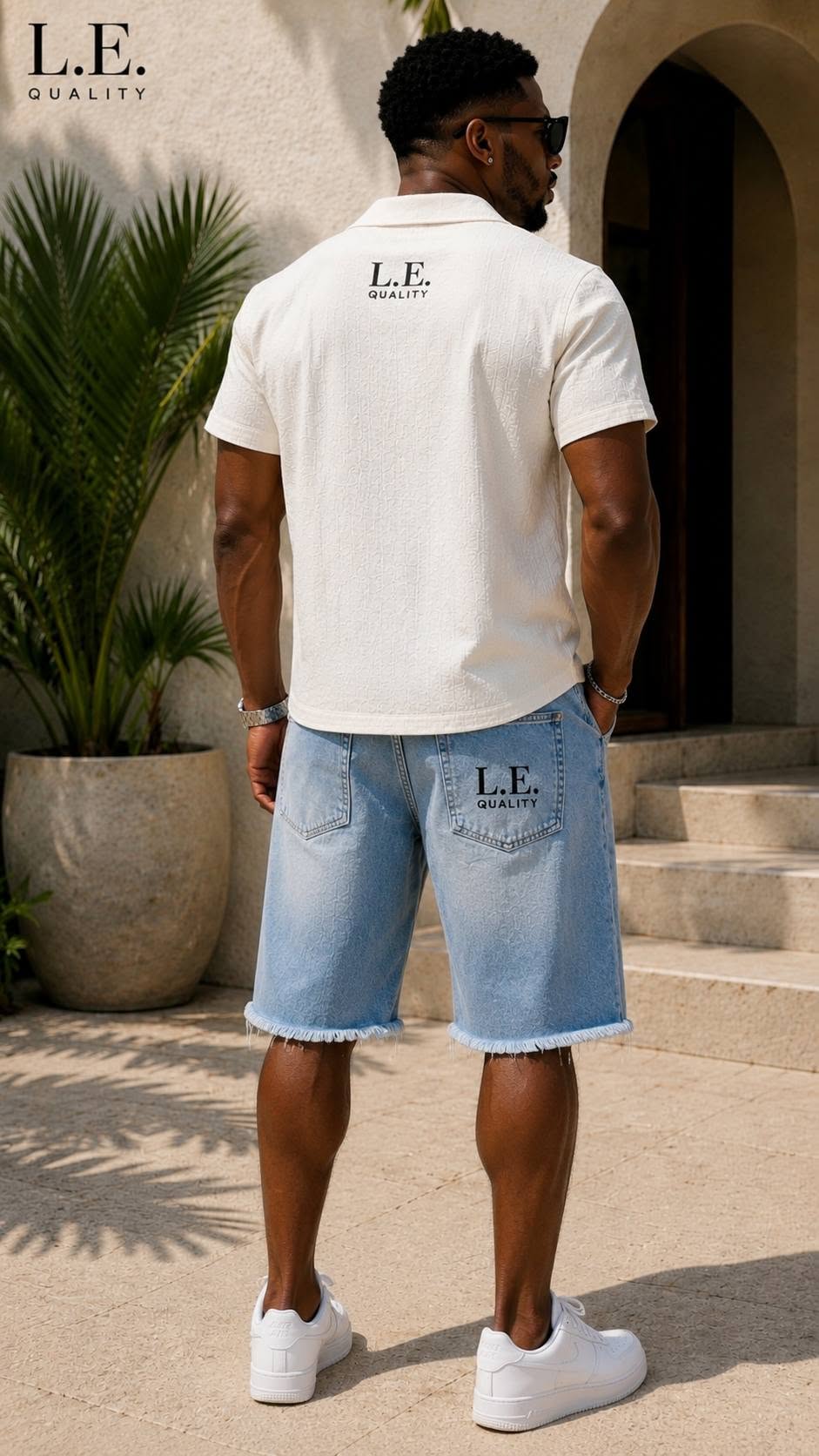 Signature Resort Denim Short Set